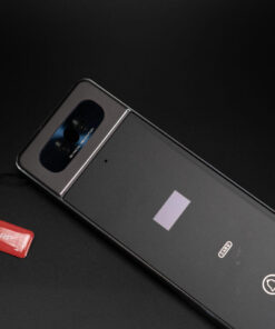 Elegant Black Finish of the SHARP S5FV Smart Door Lock