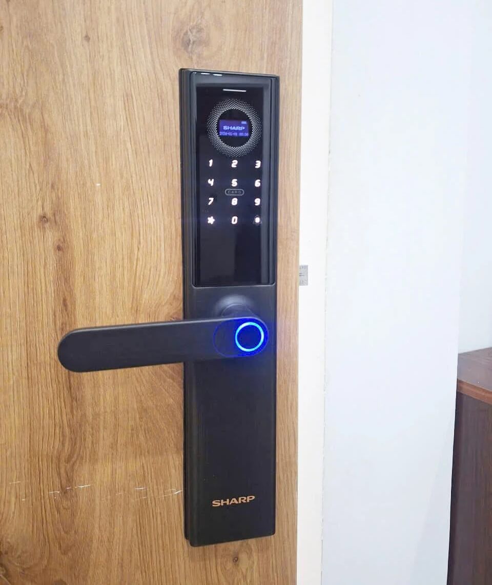 Genuine Sharp A3B Smart Door Lock Installation