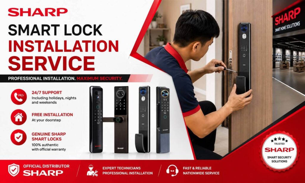 Sharp Smart Lock Installation Service Available Within 30 Minutes