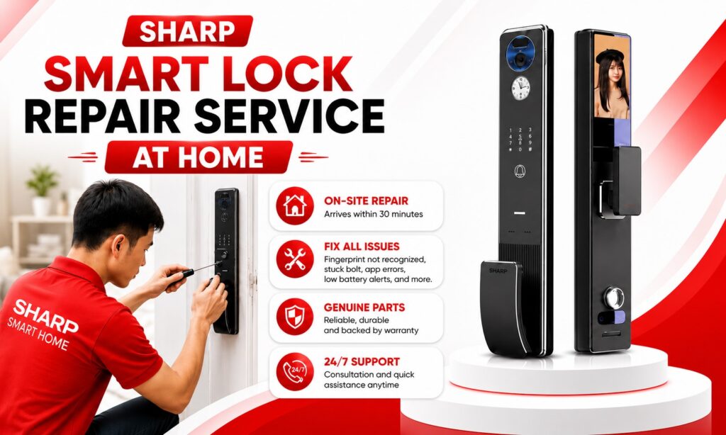 Sharp Smart Lock Repair Service Available Within 30 Minutes