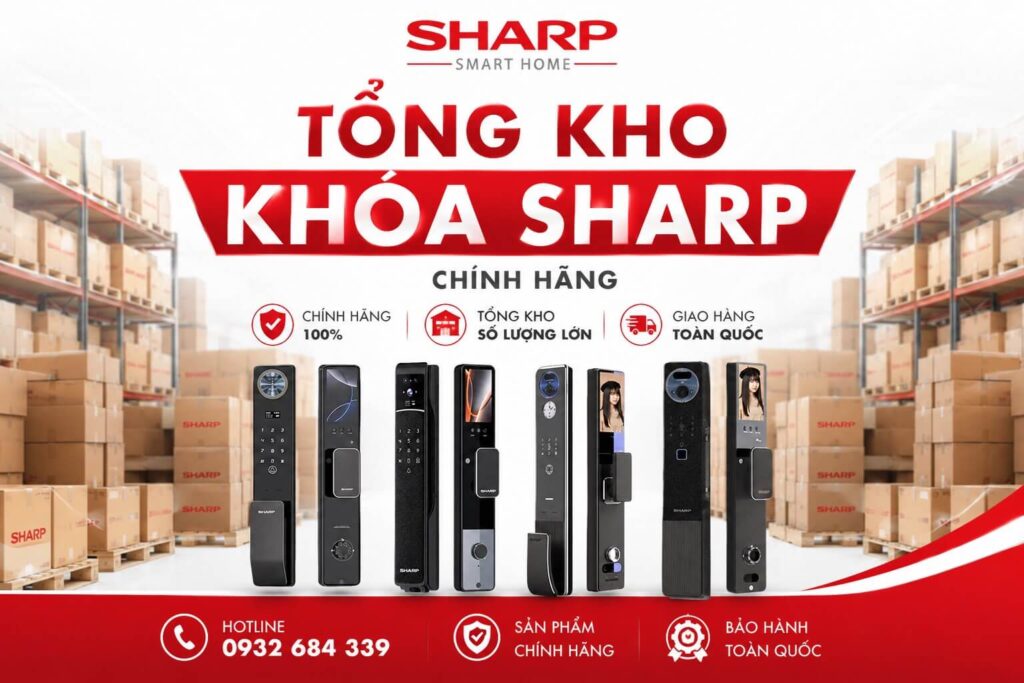 Tổng Kho Khóa Sharp Chính Hãng | Giá Tốt Cho Đại Lý